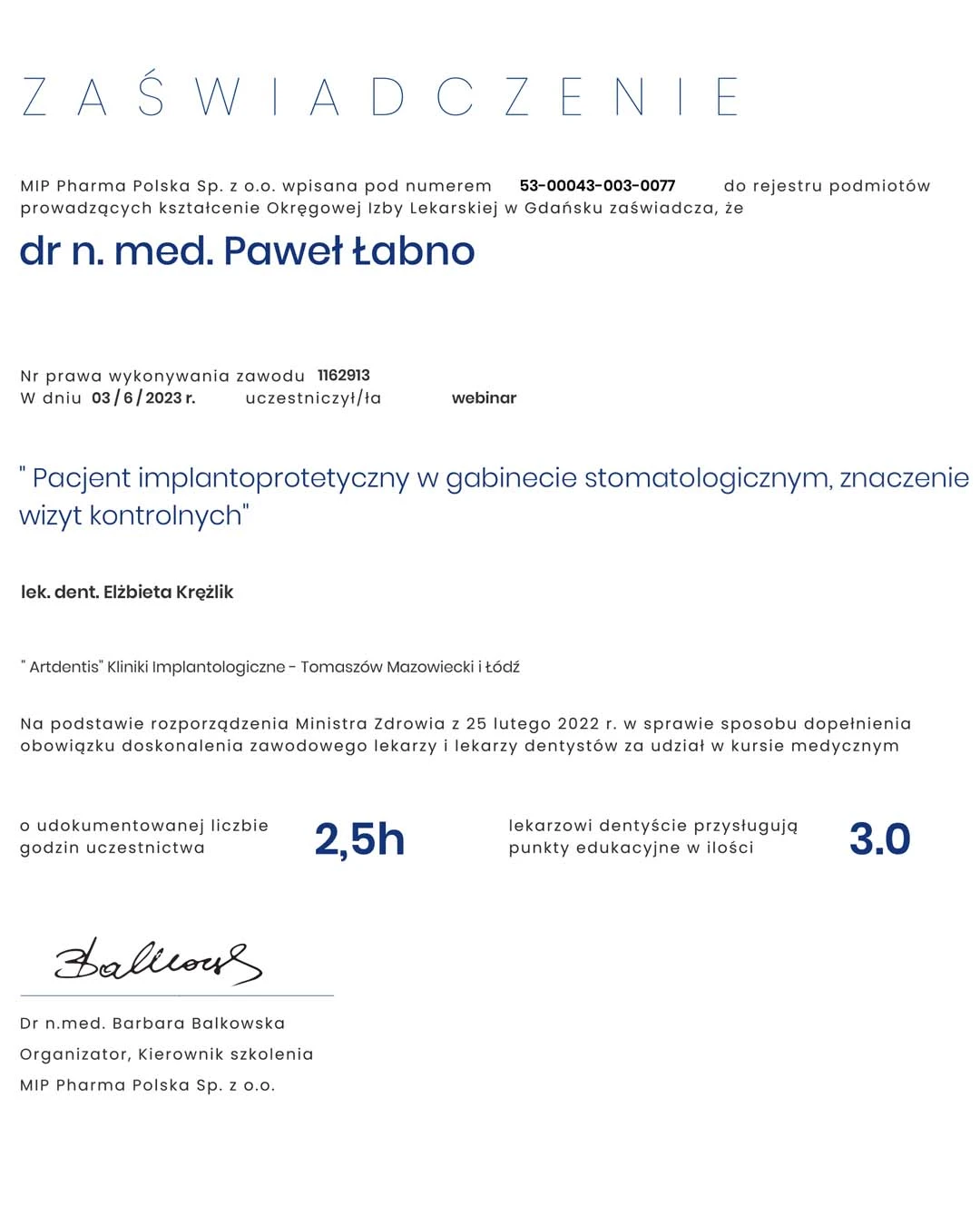 Stomatologia Łabno - aktualności